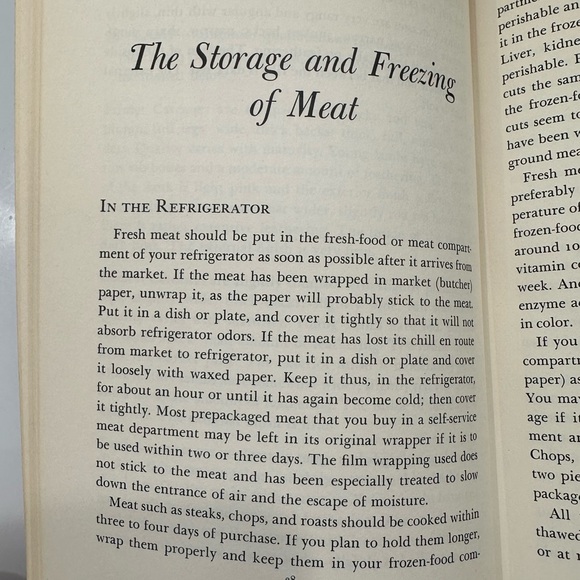 Vintage 1963 The Complete Book of Meat by Phyllis C. Reynolds - Picture 11 of 12